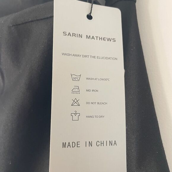 Host Pick-NWT Sarin Matthews One Shoulder Long Sleeve Black Dress - Small - Picture 3 of 12